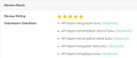 Безкоштовно завантажте Belajar Membuat Aplikasi Back-End для Pemula Submission Rating безкоштовне фото або зображення для редагування за допомогою онлайн-редактора зображень GIMP