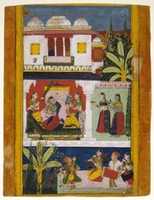 Free download Belavala Ragini, Page from a Dispersed Ragamala Series free photo or picture to be edited with GIMP online image editor