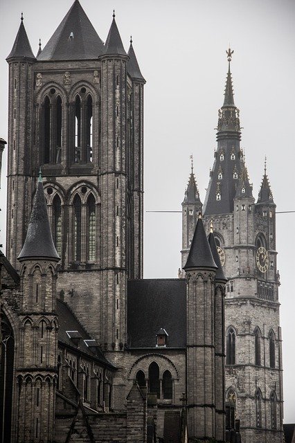 ดาวน์โหลดฟรี belfry of ghent belfry tower church ฟรีรูปภาพที่จะแก้ไขด้วย GIMP โปรแกรมแก้ไขรูปภาพออนไลน์ฟรี