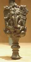 Free download Bell Handle with Seated Ganesha free photo or picture to be edited with GIMP online image editor