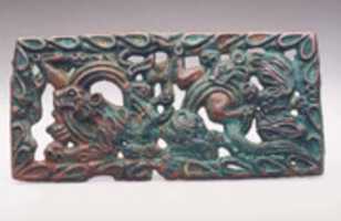Free picture Belt Plaque with Tigers and Dragon to be edited by GIMP online free image editor by OffiDocs