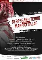 Unduh gratis BERPEGANG TEGUH DENGAN MANHAJ SALAF foto atau gambar gratis untuk diedit dengan editor gambar online GIMP