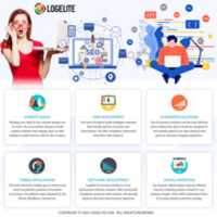 무료 다운로드 미국 최고의 웹 디자인 및 개발 회사 - Logelite.com 무료 사진 또는 김프 온라인 이미지 편집기로 편집할 사진