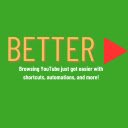 BetterYT  screen for extension Chrome web store in OffiDocs Chromium