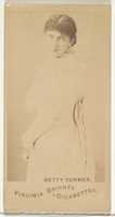 Free download Betty Turner, from the Actors and Actresses series (N45, Type 1) for Virginia Brights Cigarettes free photo or picture to be edited with GIMP online image editor