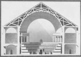 Free download Bibilotheque Nationale Unbuilt 1785 free photo or picture to be edited with GIMP online image editor