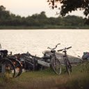 Bicycles and boats by the lake  screen for extension Chrome web store in OffiDocs Chromium