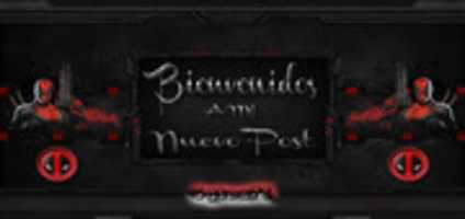 Free download Bienvenida Deadpool free photo or picture to be edited with GIMP online image editor