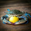 Big crab and lemon  screen for extension Chrome web store in OffiDocs Chromium