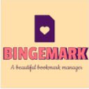 Bingemarks  screen for extension Chrome web store in OffiDocs Chromium