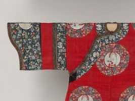 Free download Birthday or Ceremonial Robe with Crane Medallions free photo or picture to be edited with GIMP online image editor