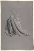 Free download Bishop (lower register; study for wall paintings in the Chapel of Saint Remi, Sainte-Clotilde, Paris, 1858) free photo or picture to be edited with GIMP online image editor