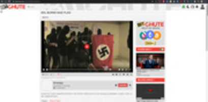 Free download Bitchute Still Of Nazi Flag Burning free photo or picture to be edited with GIMP online image editor