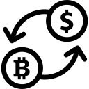 Pantalla de calculadora de Bitcoin para extensión Chrome web store en OffiDocs Chromium