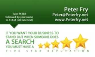 Free download Biz Card Peter Fry free photo or picture to be edited with GIMP online image editor