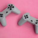 Black and White PS5 Controller on a Sky Blue Background  screen for extension Chrome web store in OffiDocs Chromium