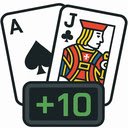 Blackjack Card Counter  screen for extension Chrome web store in OffiDocs Chromium