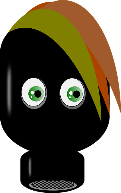 Free download Black Mask Gasmask -  free illustration to be edited with GIMP free online image editor