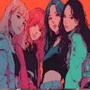 Blackpink Cartoon Kpop Art Live Wallpaper  screen for extension Chrome web store in OffiDocs Chromium
