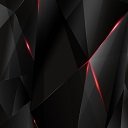 Black red shards  screen for extension Chrome web store in OffiDocs Chromium
