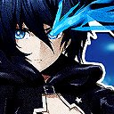 Black Rock Shooter Theme  screen for extension Chrome web store in OffiDocs Chromium