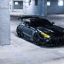 Black Supercar in the Parking Garage  screen for extension Chrome web store in OffiDocs Chromium