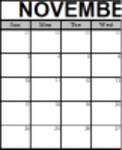 Muat turun percuma templat DOC, XLS atau PPT Kalendar Kosong November 2019 percuma untuk diedit dengan LibreOffice dalam talian atau OpenOffice Desktop dalam talian