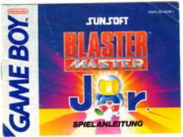 Kostenloser Download Blaster Master Jr. (GB, Deutsch) - Handbuch für kostenlose Fotos oder Bilder, die mit dem GIMP-Online-Bildbearbeitungsprogramm bearbeitet werden können