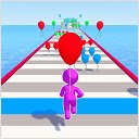 Blazing Balloon Run Game  screen for extension Chrome web store in OffiDocs Chromium