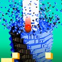 Blazing Helix Stack Ball Game  screen for extension Chrome web store in OffiDocs Chromium