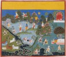 Free download Blindmans Bluff: Page From a Dispersed Bhagavata Purana (Ancient Stories of Lord Vishnu) free photo or picture to be edited with GIMP online image editor