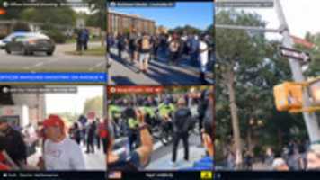 Free download BLM Protests, Counter Protests And Related Events, Fri Sept 18 2020 ( 1) free photo or picture to be edited with GIMP online image editor