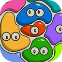 Blob Drop Game Merge blobs to create the biggest one!  screen for extension Chrome web store in OffiDocs Chromium