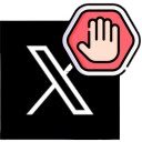 Block button for X(Twitter)  screen for extension Chrome web store in OffiDocs Chromium