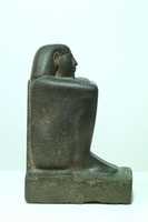 Free download Block Statue of a Prophet of Montu and Scribe Djedkhonsuefankh, son of Khonsumes and Taat free photo or picture to be edited with GIMP online image editor