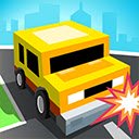 Blocky Highway Racing Game  screen for extension Chrome web store in OffiDocs Chromium