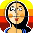 Blocky Paint Game Dive into colorful block painting fun!  screen for extension Chrome web store in OffiDocs Chromium