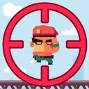 Blocky Sharpshooter Game  screen for extension Chrome web store in OffiDocs Chromium