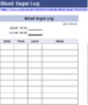Libreng pag-download ng Blood Sugar Log DOC, XLS o PPT template na libreng i-edit gamit ang LibreOffice online o OpenOffice Desktop online