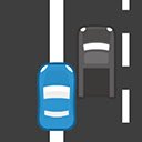 Screen ng Blue Car Racing Game para sa extension ng Chrome web store sa OffiDocs Chromium