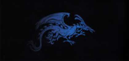 Free picture Blue Dragon Black Background Vector to be edited by GIMP online free image editor by OffiDocs