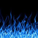 Ekran motywu tapety HD Blue Flames do rozszerzenia sklepu internetowego Chrome w OffiDocs Chromium