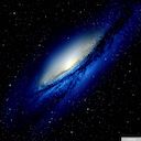 Blue GalaxyTheme  screen for extension Chrome web store in OffiDocs Chromium