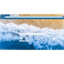 blue ocean aesthetic background  screen for extension Chrome web store in OffiDocs Chromium