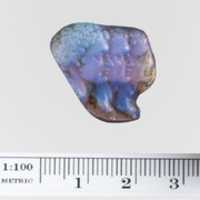 Free download Blue on brown glass cameo free photo or picture to be edited with GIMP online image editor