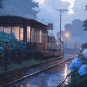 Blue Rainy Season Live Wallpaper  screen for extension Chrome web store in OffiDocs Chromium