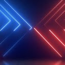 Blue  Red Neon Lines  screen for extension Chrome web store in OffiDocs Chromium