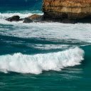 Blue sea waves  screen for extension Chrome web store in OffiDocs Chromium