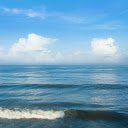 Blue sky and ocean waves  screen for extension Chrome web store in OffiDocs Chromium