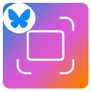 BlueSky Image BG Framer  screen for extension Chrome web store in OffiDocs Chromium